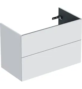 UNDERSKÅP ELEGANT 90 CM 2 LÅDOR  VIT/MATT IFÖ