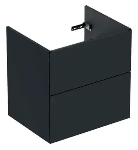 UNDERSKÅP ELEGANT 60 CM 2 LÅDOR SVART IFÖ
