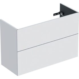 UNDERSKÅP ELEGANT 90 CM KOMPAKT 2 LÅDOR VIT/MATT IFÖ