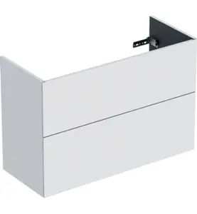 UNDERSKÅP ELEGANT 90 CM KOMPAKT 2 LÅDOR VIT/MATT IFÖ