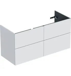 UNDERSKÅP ELEGANT 120 CM 4 LÅDOR VIT/MATT IFÖ