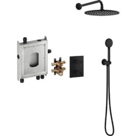 TAKDUSCHPAKET INXX II INBYGGNAD, TAKSIL FRÅN VÄGG SVART MORA