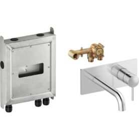 TVÄTTSTÄLLSBLANDARE INXX II KOMPLETT FÖR INBYGGNAD KROM MORA