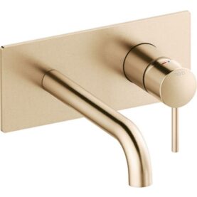 TÄCKPLATTA INXX II, UTVÄNDIG DEL TVÄTTSTÄLLSBLANDARE BORSTAD MÄSSING MORA