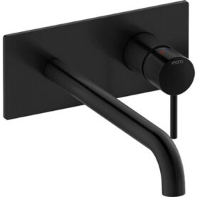 TÄCKPLATTA INXX II, UTVÄNDIG DEL KÖKSBLANDARE SVART MORA