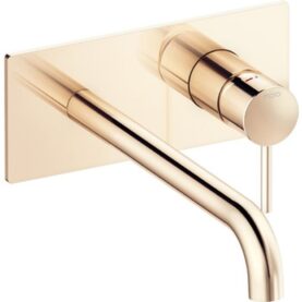 TÄCKPLATTA INXX II, UTVÄNDIG DEL KÖKSBLANDARE POLERAD MÄSSING MORA