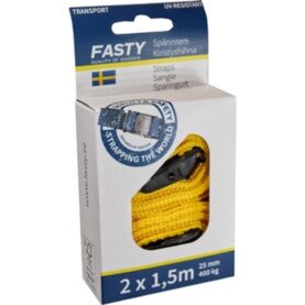 SPÄNNREM 2-P 150CM GUL 400KG