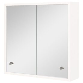 SPEGELSKÅP / BADRUMSSKÅP BASIC AQUA 60 CMVIT HÖGBLANK ALTERNA