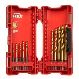 METALLBORRSET HSSG-TIN POF 10P