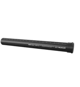RÖR MED MUFF 110 MM  LÄNGD 0,5 METER SITECH+