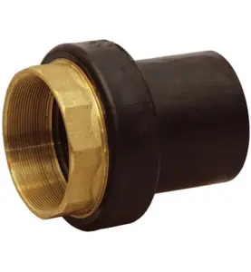 ÖVERGÅNGSADAPTER ERFF 110X4"(G100) PE100RC-MÄSSING INVÄNDIG GÄNGA GAVATEC