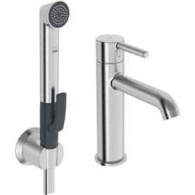 TVÄTTSTÄLLSBLANDARE OPTIMA STYLE BIDETTA BORSTAD STÅL ORAS