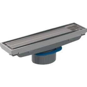 DUSCH-/GOLVRÄNNA CLEANLINE FÖR INKAKLING 225X85X60MM FÖR KLINKERGOLV MED RAM STÅL CLEANLINEGEBERIT