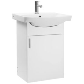 KOMMOD BASIC AQUA VIT HÖGBLANK MED PICTO TVÄTTSTÄLL I PORSLIN ALTERNA