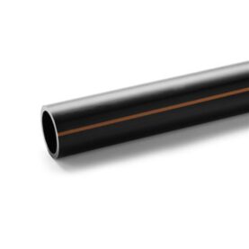 PE100RC-RÖR 560 PN16 BRUN STRIPE 12 METER