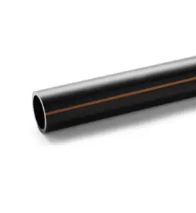 PE100RC-RÖR 560 PN16 BRUN STRIPE 12 METER