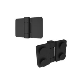 GÅNGJÄRN LUSSO SVART MATT TILL VIKDÖRR ALTERNA