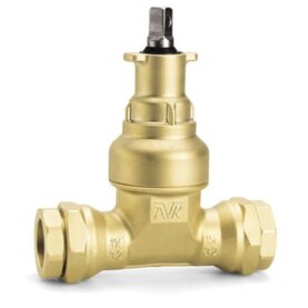 SERVISVENTIL DN25/32MM MÄSSING SKRUVKOPPLING AVK