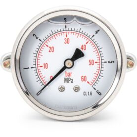 TRYCKMÄTARE 63MM R8 BAK 0-10 BAR DÄMPAD ALTECH