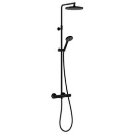 TAKDUSCHPAKET CORE 160CC MATT SVART DAMIXA