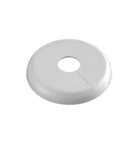 VULKBRICKA 15-22 MM YD 48 MM H=5,5 MM ENKEL DELBAR, RUND VIT FALUPLAST