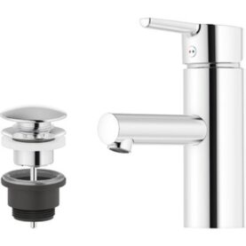 TVÄTTSTÄLLSBLANDARE MMIX II INKL PUSHDOWN-VENTIL BLYFRI MORA