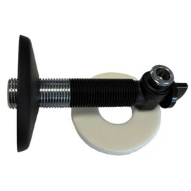 ANSLUTNINGSKOPPLING QUICKBOX® VINKEL 1/2"X3/8" MED AVSTÄNGNING SVART ROTH