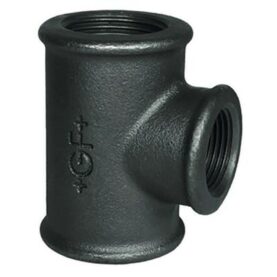 T-RÖR 130 SVARTA ADUCERJÄRN 15X25 EN 10242/A2