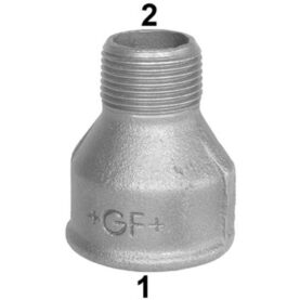 MUFF 246 SVART ADUCERJÄRN INVÄNDIG/UTVÄNDIG GÄNGA 32X20 EN 10242/A2