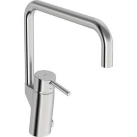 KÖKSBLANDARE OPTIMA STYLE HÖG, J-PIP, PINNSPAK, BORSTAD STÅL, DWV, 3V ORAS