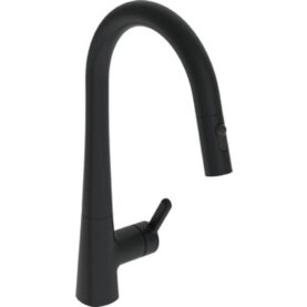 KÖKSBLANDARE INSPERA HÖG UTDRAGBAR, MATT SVART ORAS