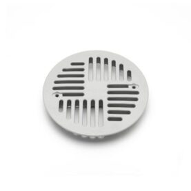 GOLVBRUNNSSIL ART DECO PLAST GRÅ 130 MM PURUS