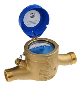 KALLVATTENMÄTARE MTK-HWX 10 R80H CE DN25 L=260 MM WEHRLE