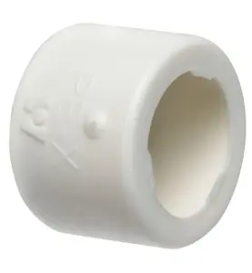RING 18 MM MED STOPPKANT VIT Q&E UPONOR