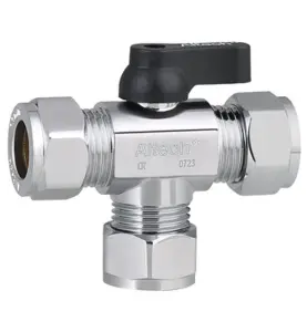 MINIKULVENTIL FÖRKROMAD T-RÖR 12 ALTECH