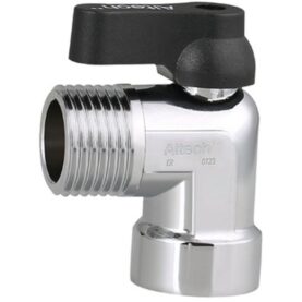 MINIKULVENTIL FÖRKROMAD VINKEL R15 INVÄNDIGT/UTVÄNDIGT GÄNGAD ALTECH