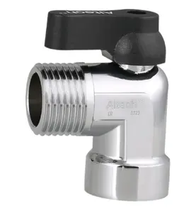 MINIKULVENTIL FÖRKROMAD VINKEL R15 INVÄNDIGT/UTVÄNDIGT GÄNGAD ALTECH