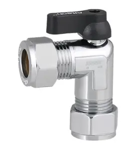 MINIKULVENTIL FÖRKROMAD VINKEL 12X12 ALTECH