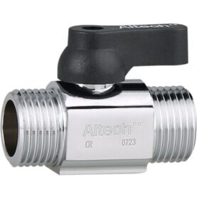 MINIKULVENTIL FÖRKROMAD RAK R15 UTVÄNDIGT GÄNGAD ALTECH