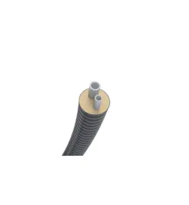 TAPPVARMVATTENKULVERT 25X3,5+20X2,8 MM/91 MM L=1M TILL 715M MED DIFFUSIONSSPÄRR/ISOLERING MAXITHERM