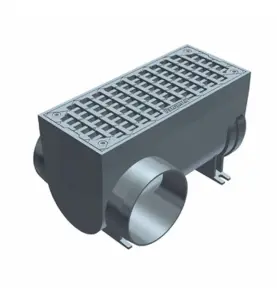 AVVATTNINGSRÄNNA HYDROBLOCK 200 PD SIDOUTLOPP ANRIN