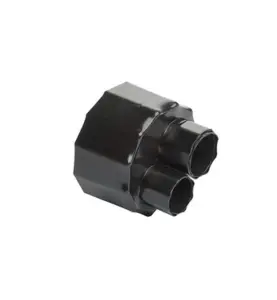 ÄNDTÄTNING 143 DUBBEL PASSAR FLERA DIMENSIONER KRYMPBAR SVART MAXITHERM