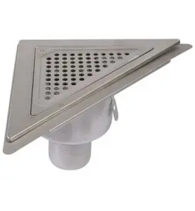 GOLVBRUNN DRAIN 207-75B-3K 150X75 BOTTENUTLOPP DESIGN-HÖRN, MED LIMFLÄNS BLUCHER