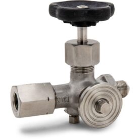 MANOMETERVENTIL MED KONTRFLÄNS 10 SYRAFAST ROSTFRITT ALTECH