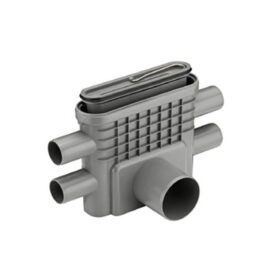 UTLOPPSHUS 75/4X40 SIDA MED VATTENLÅS UNIDRAIN