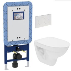 WC PAKET SIGMA TEK SPIRA SIGMA 01 VIT SPOLKNAPP