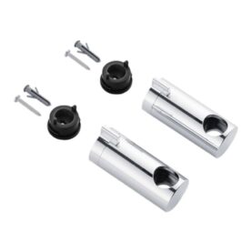 FÄSTESATS FÖR DUSCHSTÅNG DIVELLO RIG Ø22 KROM