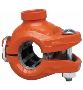 SVETSAT UTLOPP 33,7MM RÖD VICTAULIC