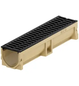 RÄNNA MED SPALTGALLER AV SEGJÄRN ACO EUROLINE 2.0 500 MM