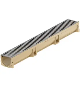 RÄNNA MED GALLER AV FÖRZINKAT STÅL ACO EUROLINE 2.0 1000 MM